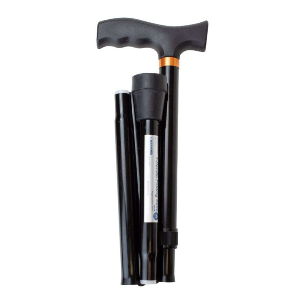 Dynarex T-Handle Folding Cane - sold by Dansons Medical - Canes and Walking Sticks manufactured by Dynarex