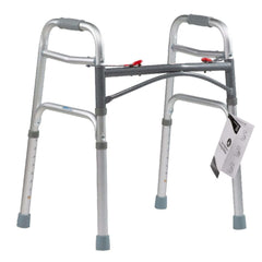 Dynarex Two Button Folding Walker - sold by Dansons Medical - Rollator Walkers manufactured by Dynarex