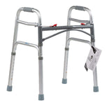 Dynarex Two Button Folding Walker - sold by Dansons Medical - Rollator Walkers manufactured by Dynarex