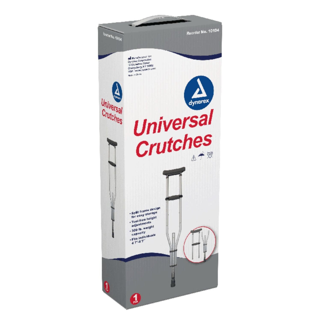 Dynarex Universal Crutches - sold by Dansons Medical - Crutches manufactured by Dynarex