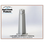 Aqua Creek Pedestal - Mighty Lifts - sold by Dansons Medical - Pool Lift Anchors manufactured by Aqua Creek