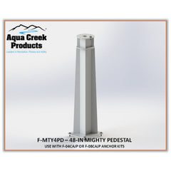 Aqua Creek Pedestal - Mighty Lifts - sold by Dansons Medical - Pool Lift Anchors manufactured by Aqua Creek