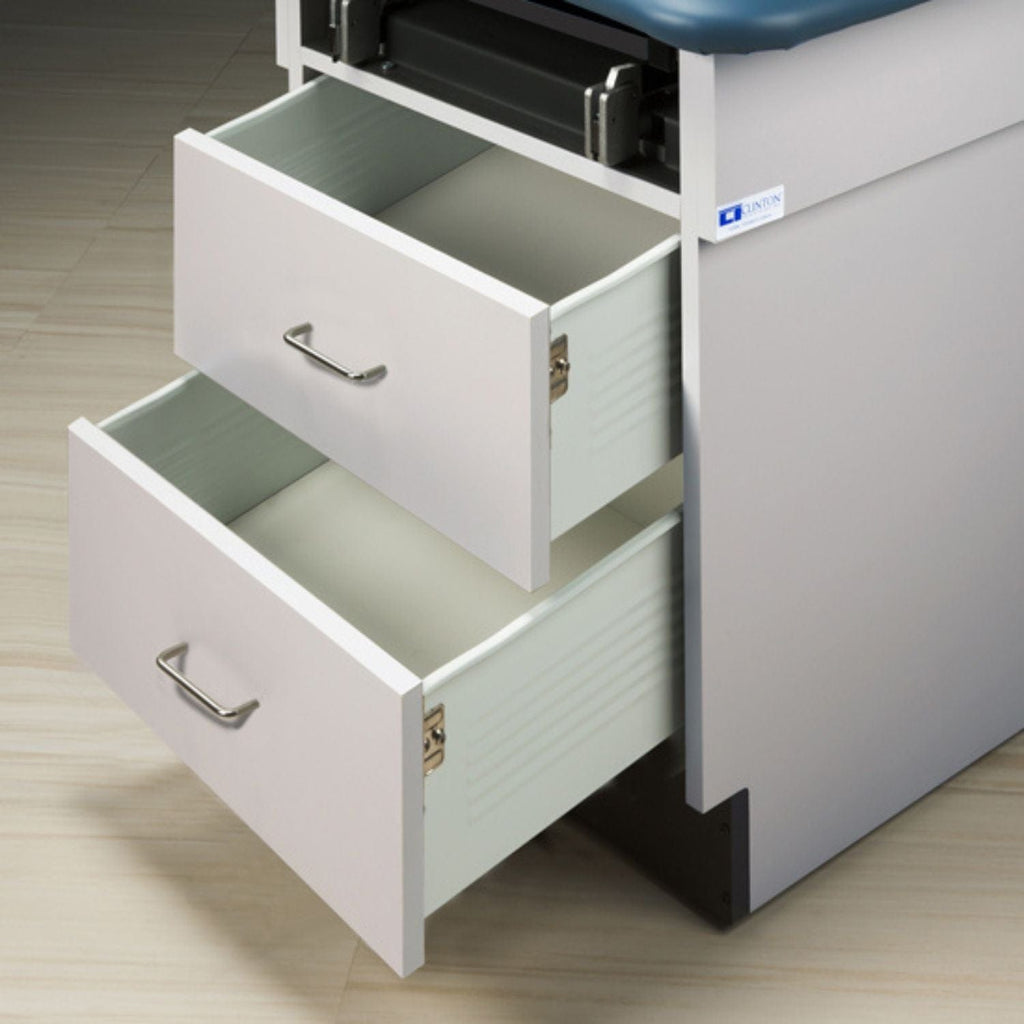 Family Practice Table with Step Stool - sold by Dansons Medical - manufactured by Clinton Industries 