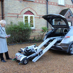 ComfyGo Quingo Flyte Mobility Scooter with MK2 Docking Station - sold by Dansons Medical - Scooters manufactured by ComfyGo Mobility