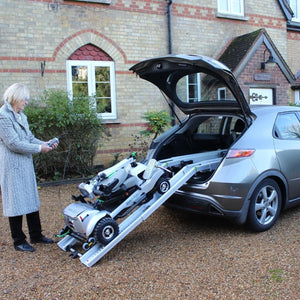 ComfyGo Quingo Flyte Mobility Scooter with MK2 Docking Station