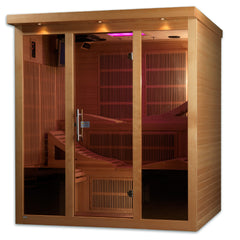 Golden Designs Monaco 6-Person PureTech Near Zero EMF FAR Infrared Sauna, a Saunas by Golden Designs (SCS) available at Dansons Medical