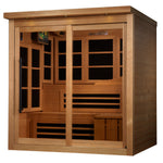 Golden Designs Monaco Limited Edition 6-Person PureTech Near Zero EMF FAR Infrared Sauna, a Saunas by Golden Designs (SCS) available at Dansons Medical