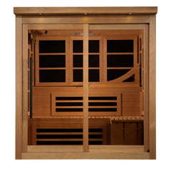 Golden Designs Monaco Limited Edition 6-Person PureTech Near Zero EMF FAR Infrared Sauna, a Saunas by Golden Designs (SCS) available at Dansons Medical