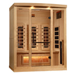 Golden Designs 2025 Reserve Edition 3-Person Full Spectrum Infrared Sauna with Himalayan Salt Bar, a Saunas by Golden Designs (SCS) available at Dansons Medical