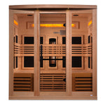 Golden Designs Reserve Edition 6-Person Full Spectrum Near Zero EMF Infrared Sauna with Himalayan Salt Bar, a Saunas by Golden Designs (SCS) available at Dansons Medical