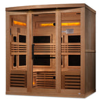 Golden Designs Reserve Edition 6-Person Full Spectrum Near Zero EMF Infrared Sauna with Himalayan Salt Bar, a Saunas by Golden Designs (SCS) available at Dansons Medical