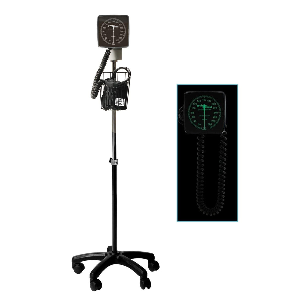 Graham Field Mobile Aneroid Latex Sphygmomanometer - sold by Dansons Medical -  manufactured by Graham Field