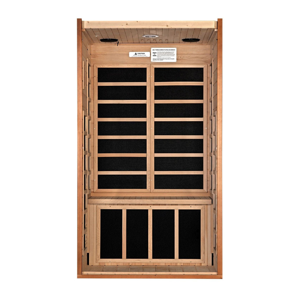 Golden Designs Avila 1-2 Person Low EMF FAR Infrared Sauna