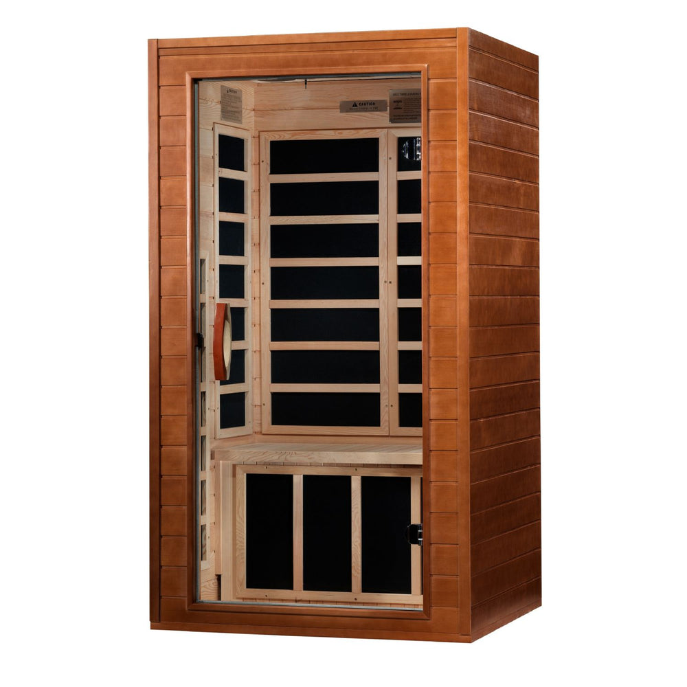 Golden Designs Dynamic Avila Elite 1-2 Person Ultra Low EMF FAR Infrared Sauna, a Saunas by Golden Designs (SCS) available at Dansons Medical