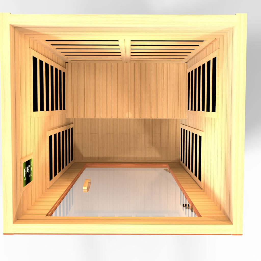 Golden Designs Dynamic Avila Elite 1-2 Person Ultra Low EMF FAR Infrared Sauna, a Saunas by Golden Designs (SCS) available at Dansons Medical