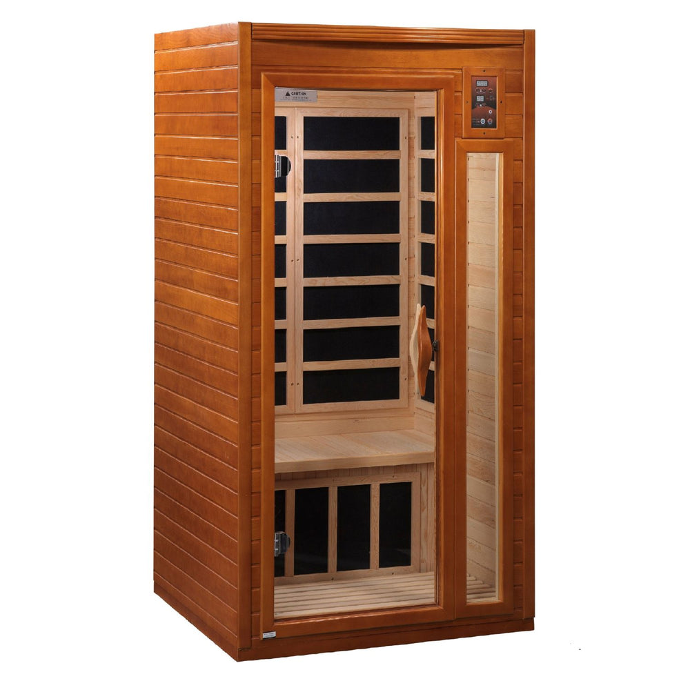 Golden Designs Dynamic Barcelona Elite 1-2 Person Ultra Low EMF FAR Infrared Sauna, a Saunas by Golden Designs (SCS) available at Dansons Medical