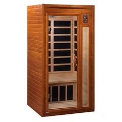 Golden Designs Dynamic Barcelona Elite 1-2 Person Ultra Low EMF FAR Infrared Sauna, a Saunas by Golden Designs (SCS) available at Dansons Medical