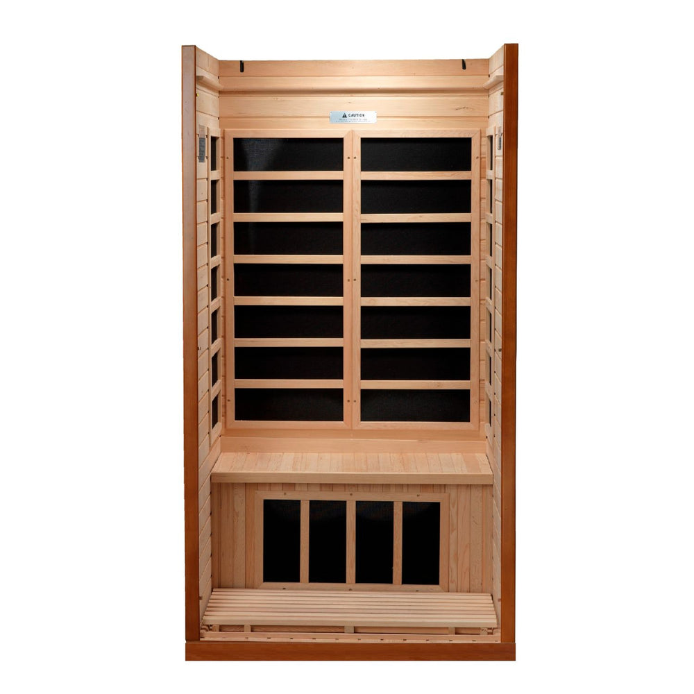 Golden Designs Dynamic Barcelona Elite 1-2 Person Ultra Low EMF FAR Infrared Sauna, a Saunas by Golden Designs (SCS) available at Dansons Medical