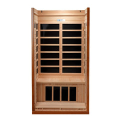 Golden Designs Dynamic Barcelona Elite 1-2 Person Ultra Low EMF FAR Infrared Sauna, a Saunas by Golden Designs (SCS) available at Dansons Medical