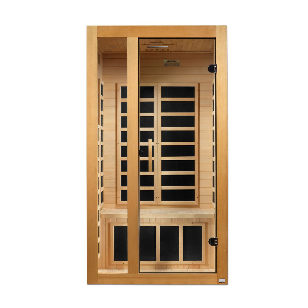 Golden Designs Dynamic Gracia Elite 1-2 Person Ultra Low EMF FAR Infrared Sauna, a Saunas by Golden Designs (SCS) available at Dansons Medical