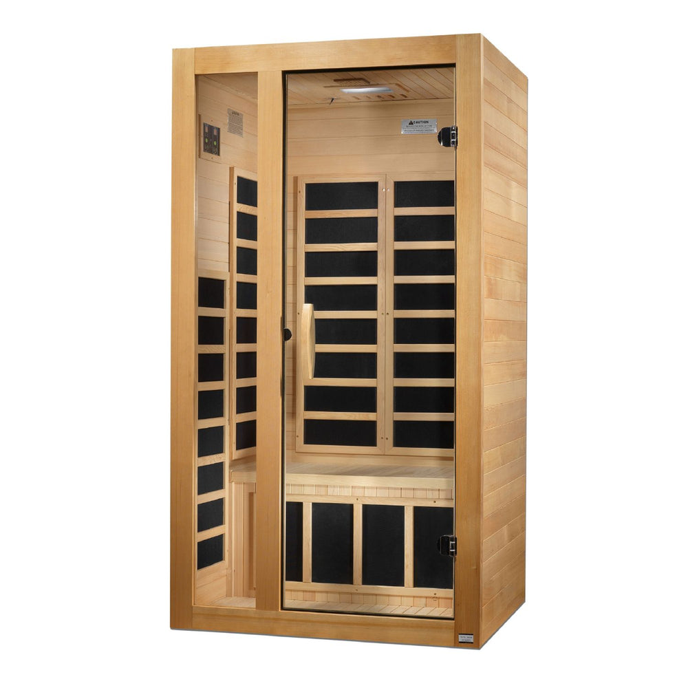 Golden Designs Dynamic Gracia Elite 1-2 Person Ultra Low EMF FAR Infrared Sauna, a Saunas by Golden Designs (SCS) available at Dansons Medical