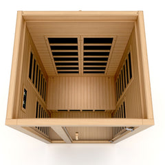Golden Designs Dynamic Gracia Elite 1-2 Person Ultra Low EMF FAR Infrared Sauna, a Saunas by Golden Designs (SCS) available at Dansons Medical