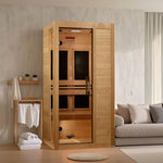 Golden Designs Dynamic Veneto 1-2 Person Low EMF FAR Infrared Sauna