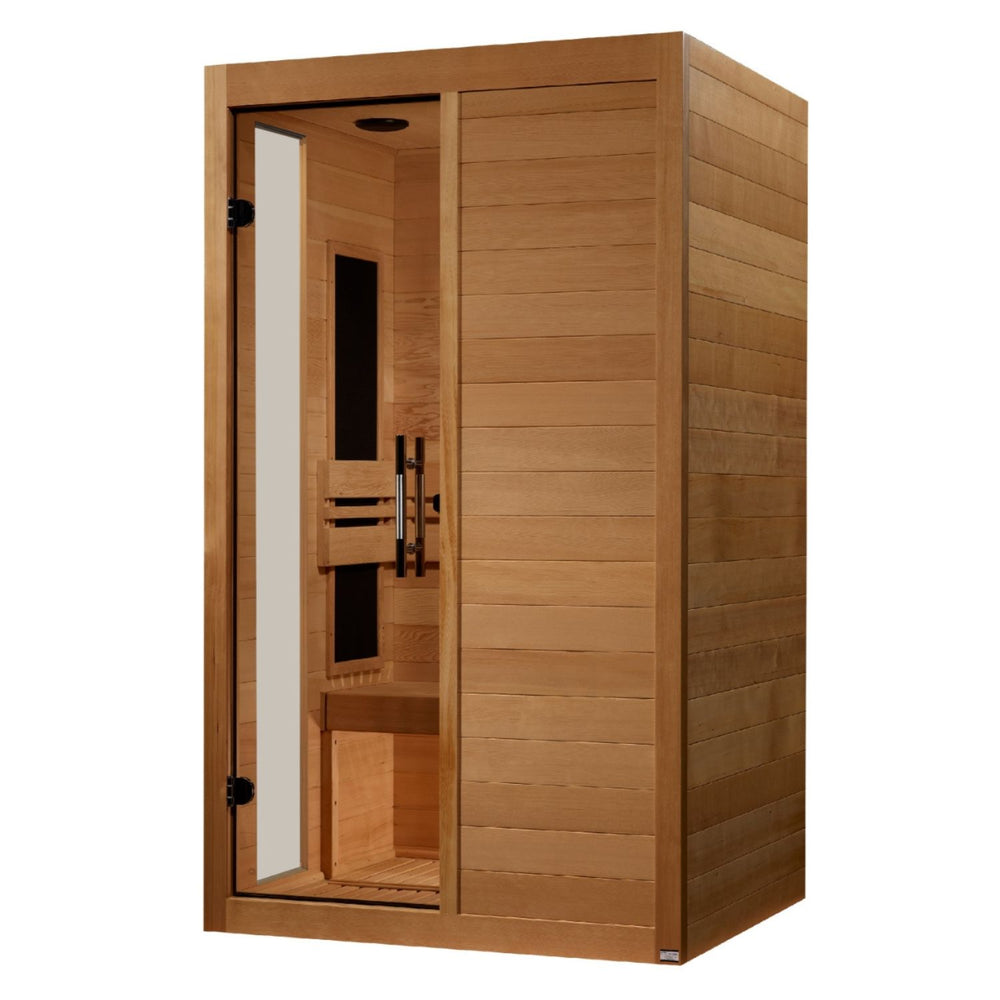 Golden Designs Dynamic Veneto Elite 1-2 Person Ultra Low EMF FAR Infrared Sauna, a Saunas by Golden Designs (SCS) available at Dansons Medical