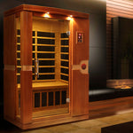 Golden Designs Dynamic Venice 2-Person Low EMF FAR Infrared Sauna, a Saunas by Golden Designs (SCS) available at Dansons Medical