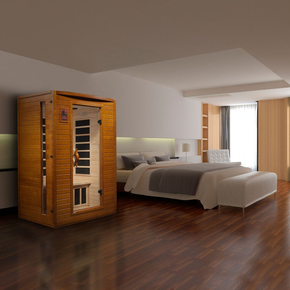 Golden Designs Dynamic Versailles Elite 2-Person Ultra Low EMF FAR Infrared Sauna, a Saunas by Golden Designs (SCS) available at Dansons Medical