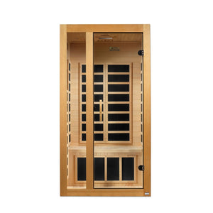 Golden Designs Dynamic Gracia 1-2 Person Low EMF FAR Infrared Sauna - sold by Dansons Medical - Saunas manufactured by Golden Designs (SCS)