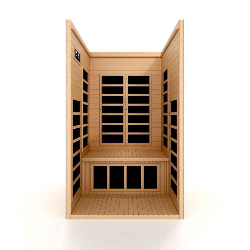 Golden Designs Dynamic Gracia 1-2 Person Low EMF FAR Infrared Sauna - sold by Dansons Medical - Saunas manufactured by Golden Designs (SCS)