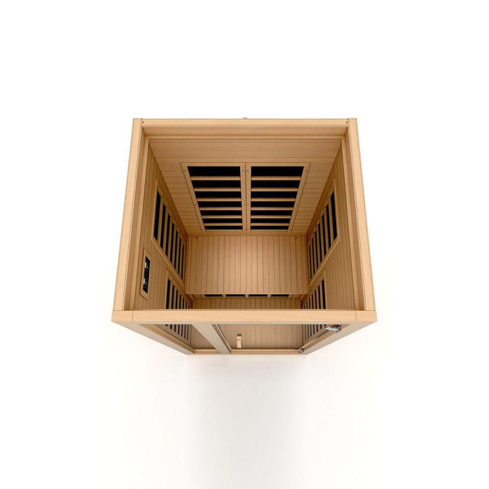 Golden Designs Dynamic Gracia 1-2 Person Low EMF FAR Infrared Sauna - sold by Dansons Medical - Saunas manufactured by Golden Designs (SCS)