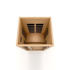 Golden Designs Dynamic Gracia 1-2 Person Low EMF FAR Infrared Sauna - sold by Dansons Medical - Saunas manufactured by Golden Designs (SCS)