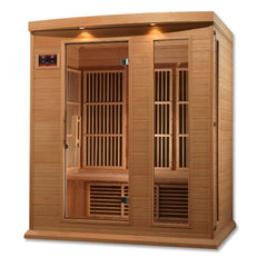 Golden Designs Maxxus 3-Person Low EMF FAR Infrared Sauna - sold by Dansons Medical - Saunas manufactured by Golden Designs (SCS)
