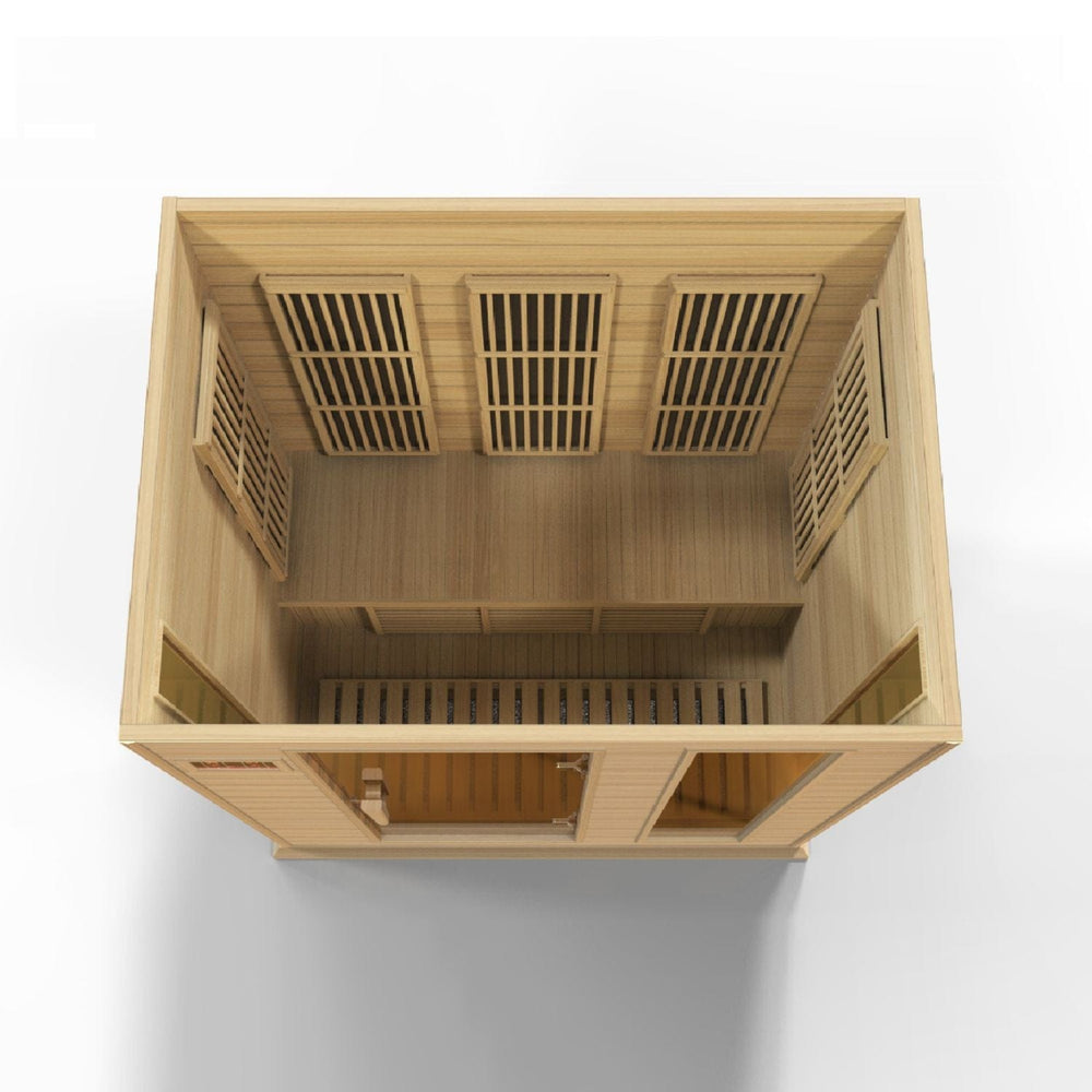 Golden Designs Maxxus 3-Person Low EMF FAR Infrared Sauna - sold by Dansons Medical - Saunas manufactured by Golden Designs (SCS)