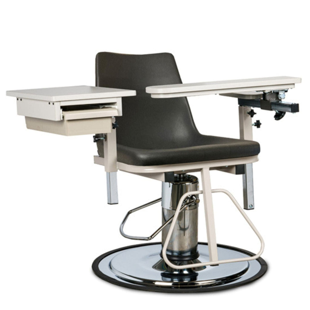 Clinton Industries H Series Blood Drawing Chair - sold by Dansons Medical -  manufactured by Clinton Industries (MM)