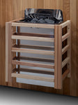 Golden Designs Toledo 6-Person Full Spectrum Hybrid Indoor Sauna with Harvia Stove, a Saunas by Golden Designs (SCS) available at Dansons Medical