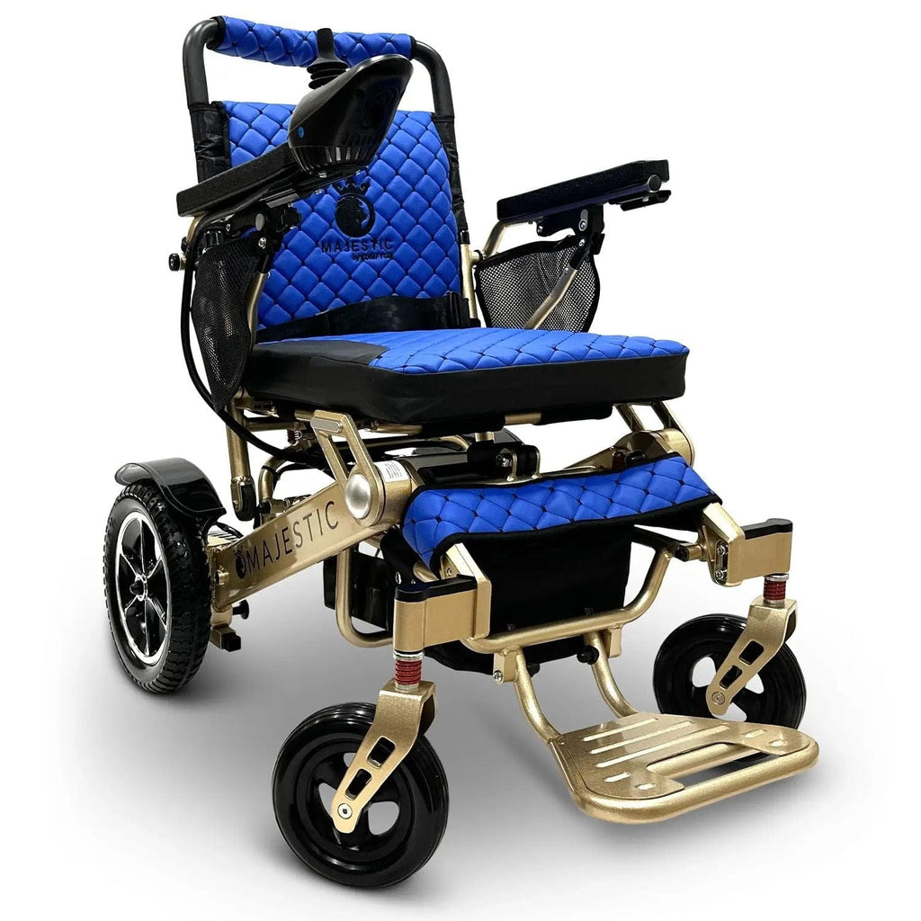 ComfyGo MAJESTIC IQ-7000 Manual Folding Remote Controlled Electric Wheelchair - sold by Dansons Medical - Powered Wheelchairs manufactured by ComfyGo Mobility