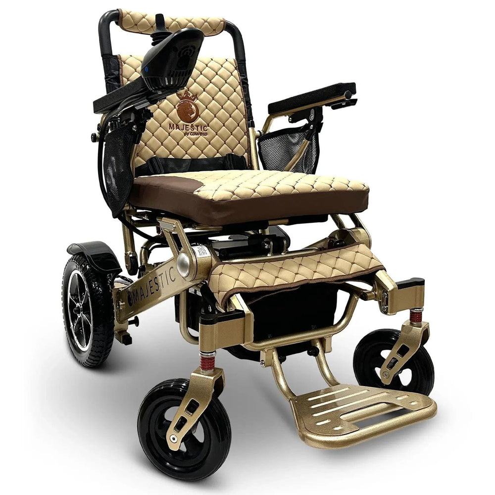 ComfyGo MAJESTIC IQ-7000 Manual Folding Remote Controlled Electric Wheelchair - sold by Dansons Medical - Powered Wheelchairs manufactured by ComfyGo Mobility