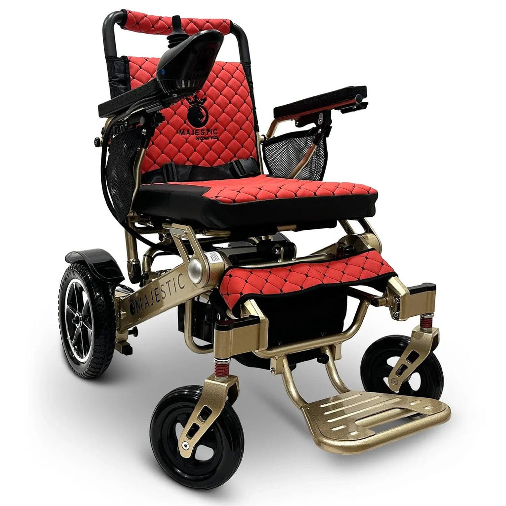 ComfyGo MAJESTIC IQ-7000 Manual Folding Remote Controlled Electric Wheelchair - sold by Dansons Medical - Powered Wheelchairs manufactured by ComfyGo Mobility