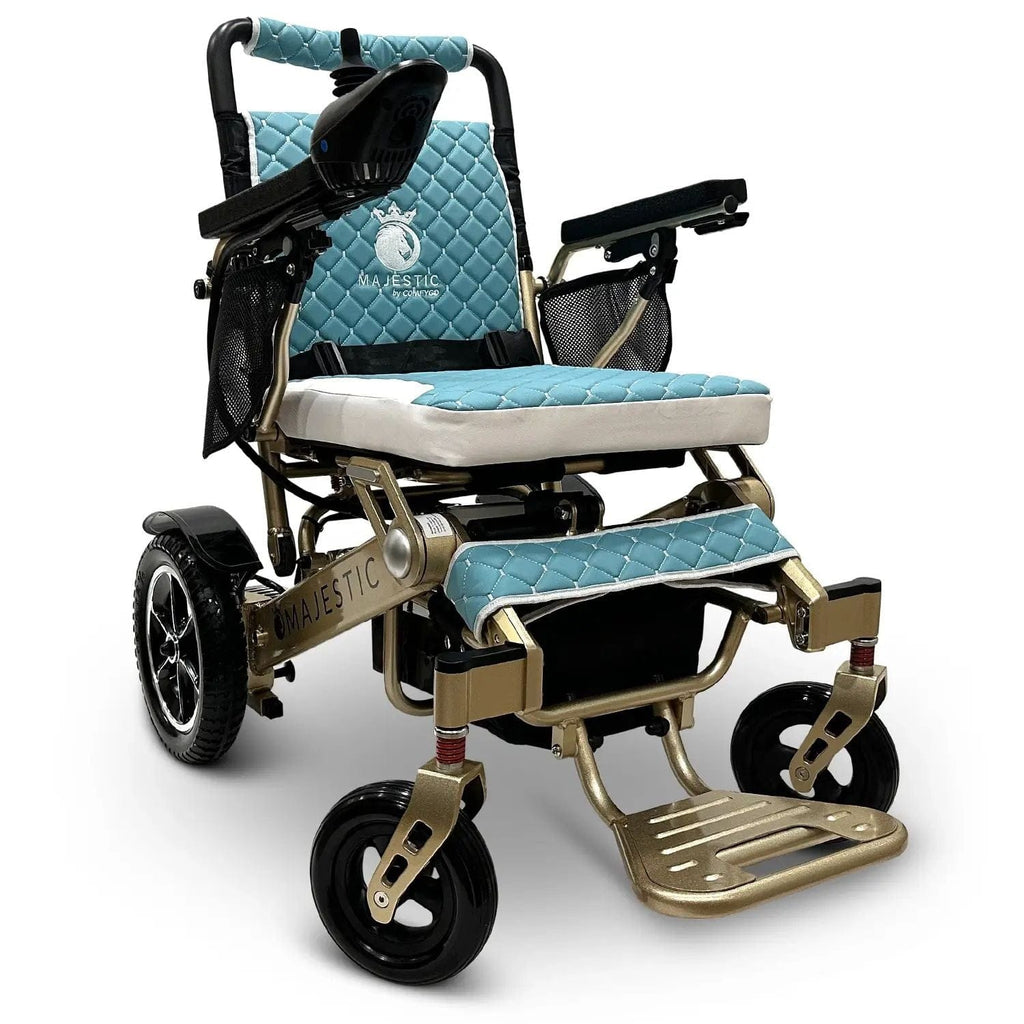 ComfyGo MAJESTIC IQ-7000 Manual Folding Remote Controlled Electric Wheelchair - sold by Dansons Medical - Powered Wheelchairs manufactured by ComfyGo Mobility