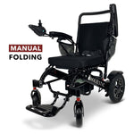 ComfyGo MAJESTIC IQ-7000 Manual Folding Remote Controlled Electric Wheelchair - sold by Dansons Medical - Powered Wheelchairs manufactured by ComfyGo Mobility