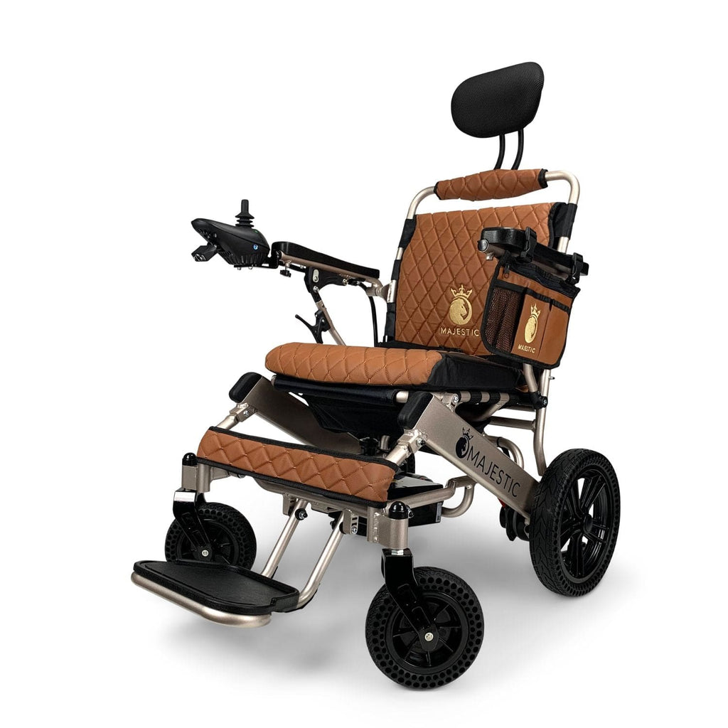 ComfyGo MAJESTIC IQ-8000 Remote Controlled Lightweight Electric Wheelchair - sold by Dansons Medical -  manufactured by ComfyGo Mobility