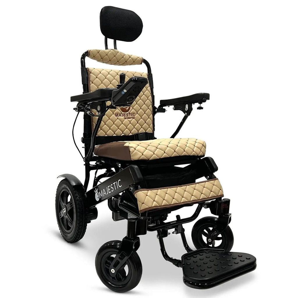 ComfyGo MAJESTIC IQ-9000 Auto Recline Remote Controlled Electric Wheelchair - sold by Dansons Medical - Powered Wheelchairs manufactured by ComfyGo Mobility