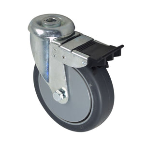 Invacare 5" Rear Caster w/ Brake (1ea) - sold by Dansons Medical - Lift Casters manufactured by Invacare