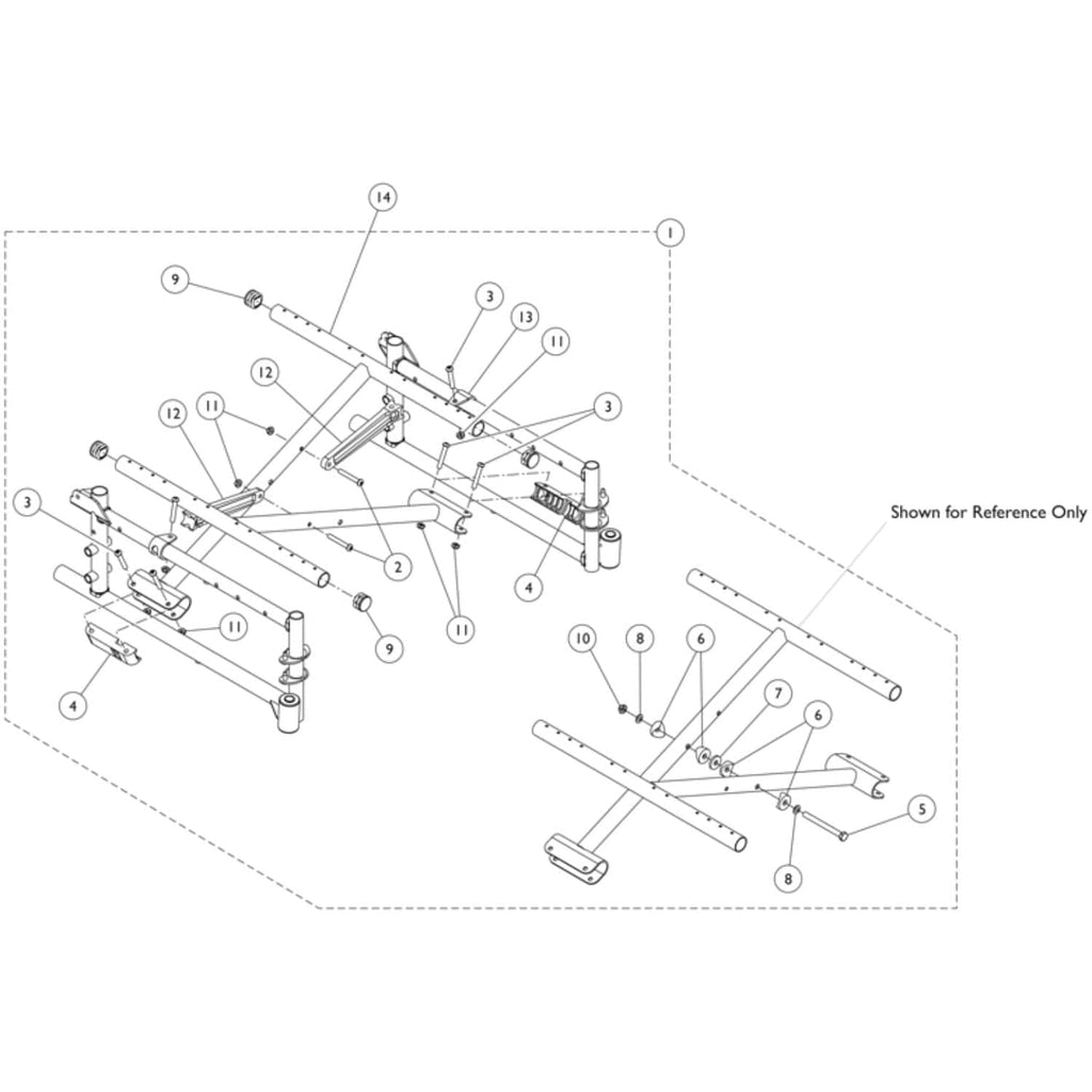 Invacare Wheelchair Pivot Link (1110002) - sold by Dansons Medical - Wheelchair Parts manufactured by Invacare