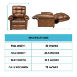 Journey Perfect Sleep Chair - sold by Dansons Medical - Medical Recliners manufactured by Journey Health & Lifestyle