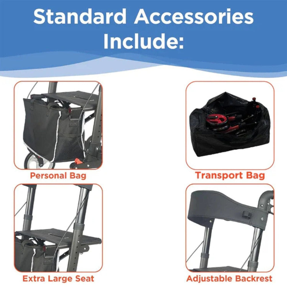 Journey Breeze Rollator Walker - sold by Dansons Medical - Rollator Walkers manufactured by Journey Health & Lifestyle