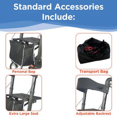 Journey Breeze Rollator Walker - sold by Dansons Medical - Rollator Walkers manufactured by Journey Health & Lifestyle